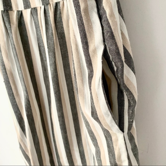 Robert Louise | striped pocket dress w/ bow strap - Picture 6 of 8